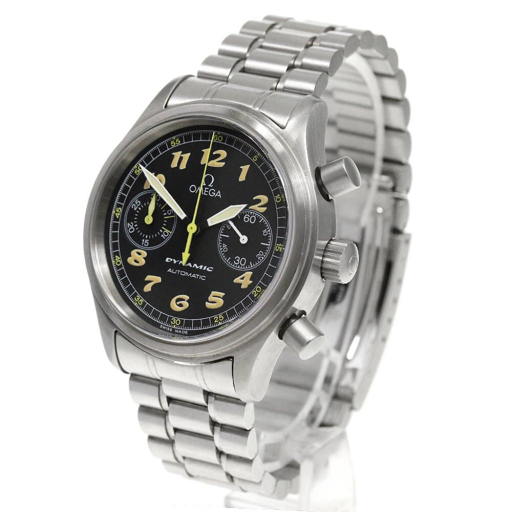 Omega Dynamic 524050 Chronograph Black Dial Automatic Mens Watch
